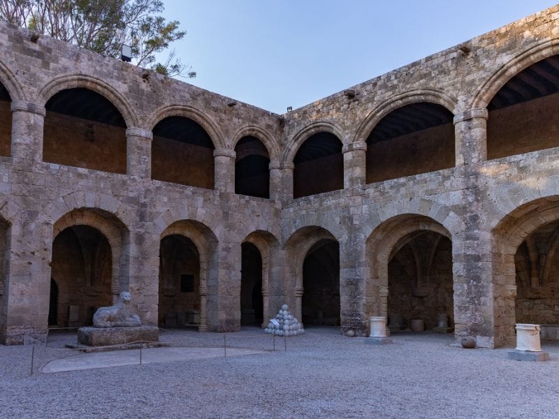 Courtyard of the Rhodes Museum