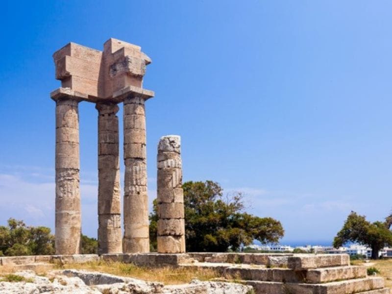 Temple of Apollo in Rhodes