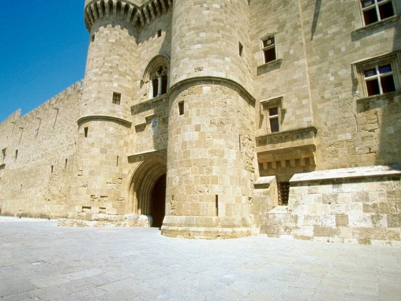 Palace of the Grand Master from a Cruise Ship