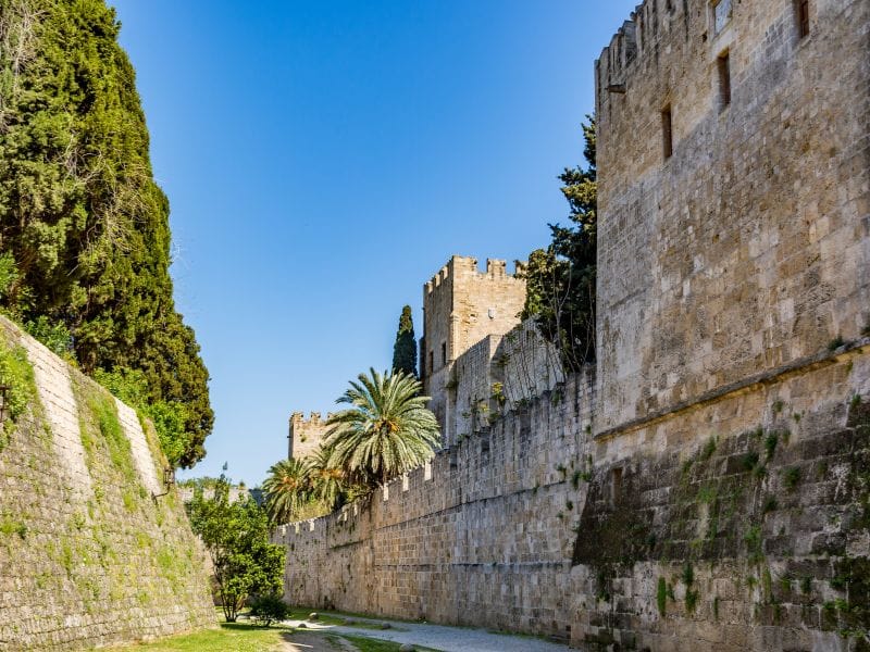 Palace of the Grand Master from a Cruise Ship